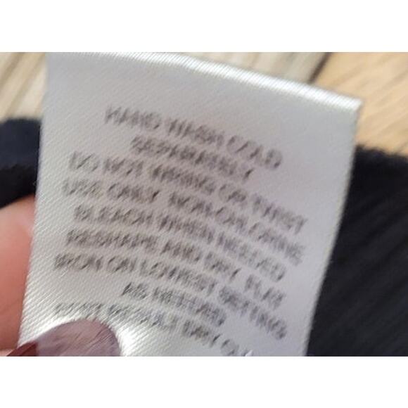 🖤 Pink Rose Juniors L Knit Striped Tunic Sweater – Black & Beige – GUC - Picture 8 of 9